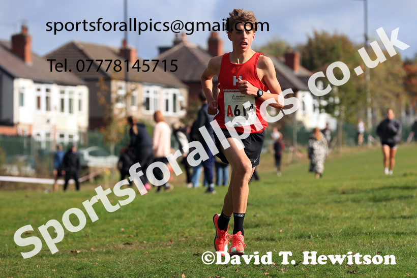 Boys Under-16s 2026 Northern Cross Country Relays, Graves Park, Sheffield. Photo: David T. Hewitson/Sports for All Pics
